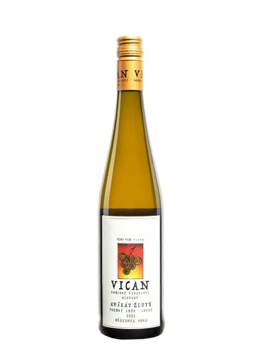 Muškát žlutý, Pozdní sběr, 2021, Vinařství Vican, 0.75 l