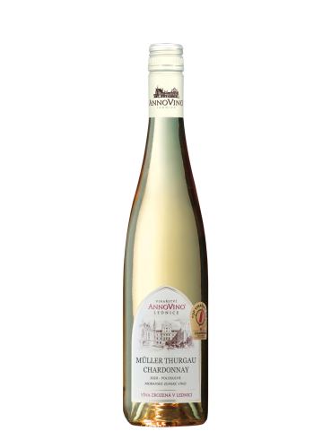Chardonnay / Müller Thurgau, Zemské, 2020, Annovino Lednice, 0.75 l