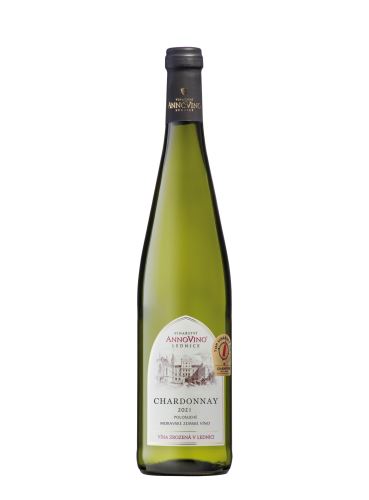 Chardonnay, Zemské, 2021, Annovino Lednice, 0.75 l