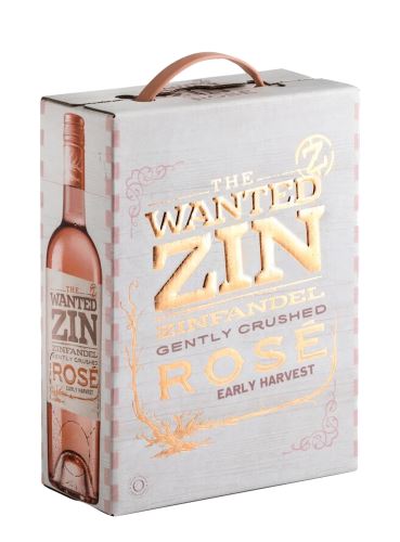 The Wanted Zinfandel rosé, Bag in Box, 2022, 3 l