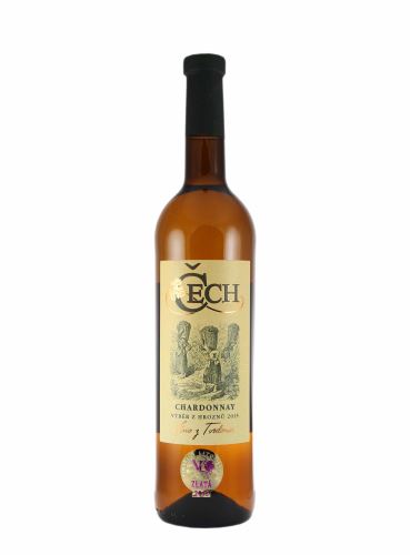 Chardonnay, Výběr z hroznů, 2015, Vinařství Čech, 0.75 l