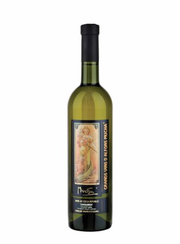 Chardonnay, Mucha, Pozdní sběr, 2014, Zámecké vinařství Bzenec, 0.75 l