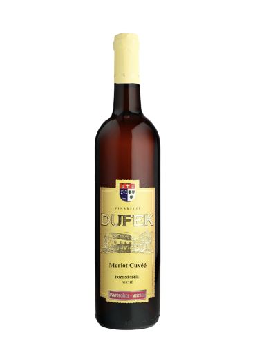 Merlot cuvée, Pozdní sběr, 2021, Vinařství Dufek, 0.75 l