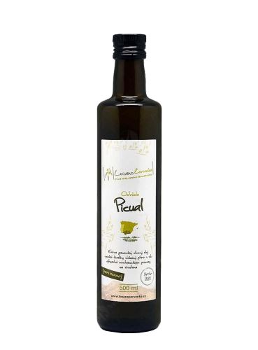 Extra panenský olivový olej, Picual, Nefiltrovaný, Lozano Červenka, 0,5 l