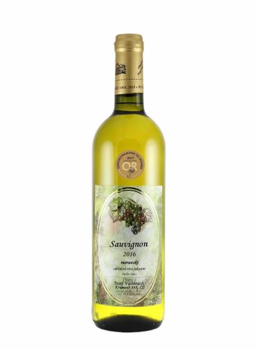 Sauvignon, Jakostní odrůdové, 2016, Vinařství Valihrach, 0.75 l