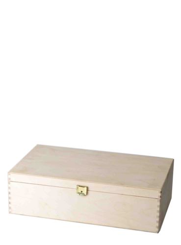 Dřevěná krabice s panty na 2 láhve 190x80x360