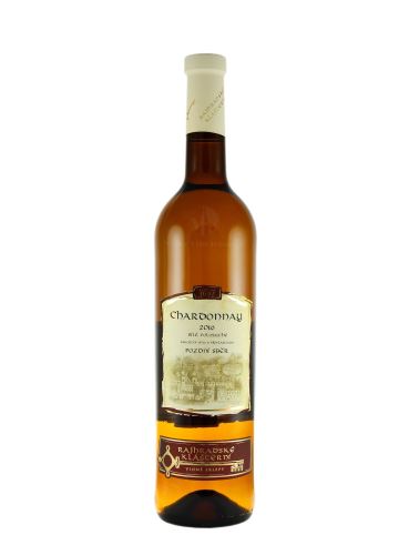 Chardonnay, Pozdní sběr, 2016, Rajhradské klášterní, 0.75 l