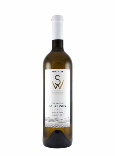 Sauvignon, Exclusive, Pozdní sběr, 2016, Sing Wine, 0.75 l