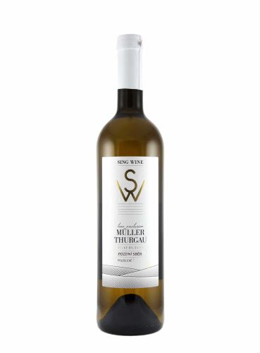 Müller Thurgau, Exclusive, Pozdní sběr, 2019, Sing Wine, 0.75 l