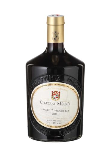 Grande Cuvée Červené, Pozdní sběr - barrique, 2018, Chateau Mělník, 0.75 l