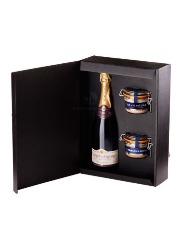 Dárková kazeta Champagne Beaumont des Crayéres + luxusní delikatesy Čongrády