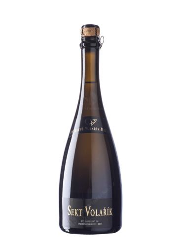 Sekt Volařík, Chardonnay / Rulandské bílé, Extra Dry, 2014, Vinařství Volařík