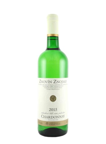 Chardonnay, Jakostní odrůdové, 2015, Znovín Znojmo, 0.75 l