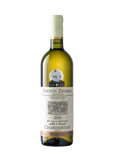 Chardonnay, Výběr z hroznů, 2016, Znovín Znojmo, 0.75 l
