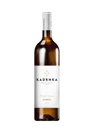Pinot blanc, Barrel, Výběr z hroznů, 2016, Vinařství Kadrnka, 0.75 l