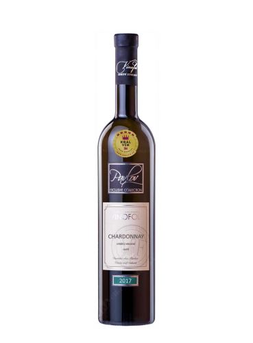 Chardonnay, Exclusive, Výběr z hroznů, 2017, Vinofol, 0.75 l