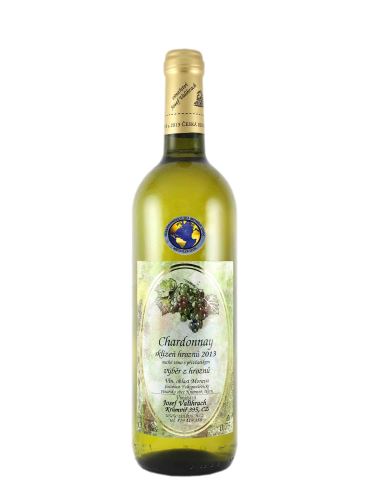 Chardonnay, Výběr z hroznů, 2013, Vinařství Valihrach, 0.75 l