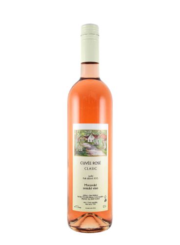 Cuvée Rosé, CLASIC, Zemské, 2016, Vinařství Mádl Velké Bílovice, 0.75 l