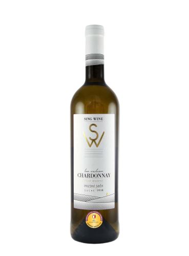 Chardonnay, Exclusive, Pozdní sběr, 2018, Sing Wine, 0.75 l