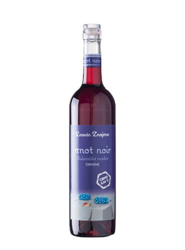 Rulandské modré, Kulaté víno πnot ~ 3,14, Výběr z hroznů, 2016, Znovín Znojmo, 0.75 l