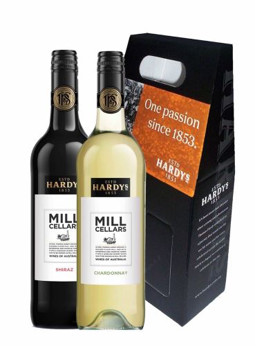 Chardonnay - Shiraz, Mill Cellars, 2015, Hardys, 2x 0,75l + dárková krabička
