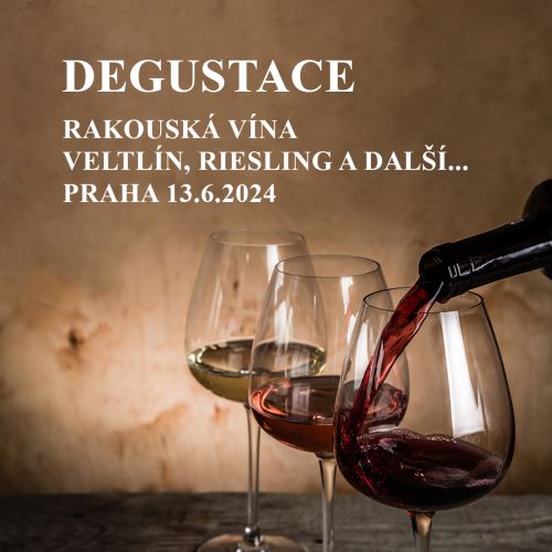 Degustace rakouských vín - Praha 13.6.2024