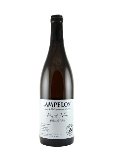 Pinot noir, Blanc de Noirs, Výběr z hroznů, 2015, Ampelos, 0.75 l