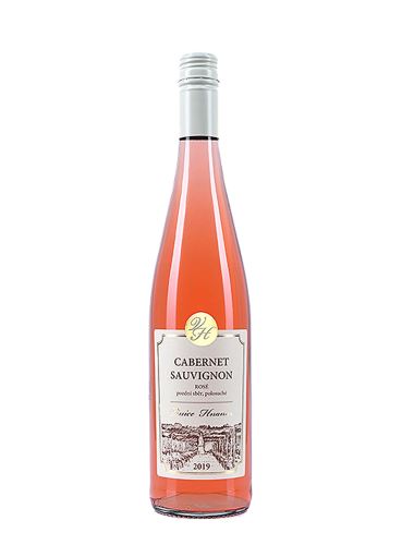 Cabernet Savignon rosé, Pozdní sběr, 2019, Vinice Hnanice, 0.75 l