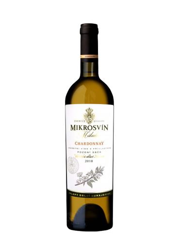Chardonnay, Flower Line, Pozdní sběr, 2018, Mikrosvín, 0.75 l