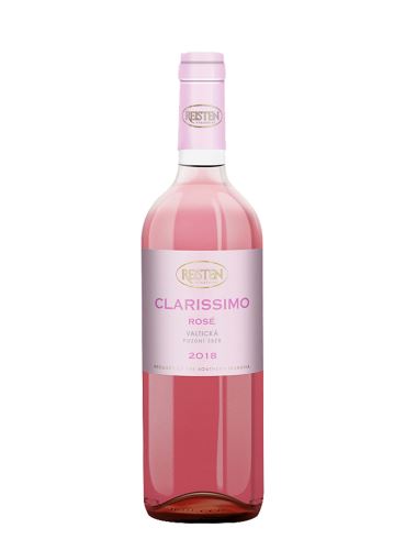 Clarissimo rosé (Merlot), Classic, Pozdní sběr, 2018, Vinařství Reisten, 0.75 l