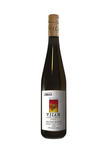 Muškát žlutý, Pozdní sběr, 2019, Vinařství Vican, 0.75 l