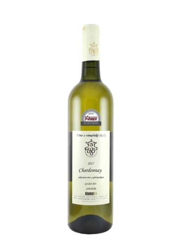 Chardonnay, Pozdní sběr, 2017, Vinařská škola Valtice, 0.75 l