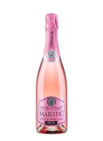 Sekt Majestic rosé, Jakostní šumivé, Demi-sec, Vinofol, 0.75 l