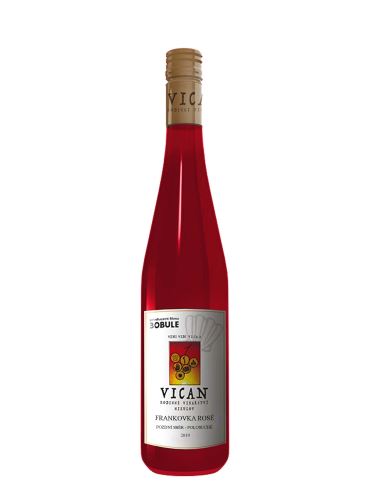 Frankovka rosé, Pozdní sběr, 2019, Vinařství Vican, 0.75 l