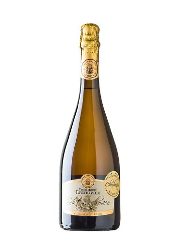 Sekt, Chardonnay, Demi sec, 2017, Vinné sklepy Lechovice, 0.75 l