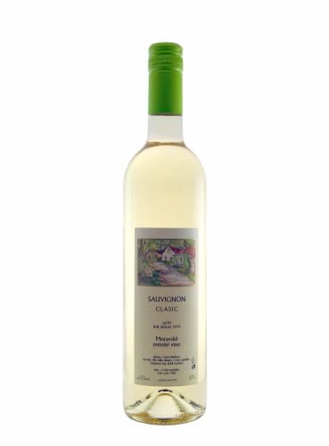 Sauvignon, CLASIC, Zemské, 2014, František Mádl - Malý vinař, 0.75 l